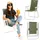 outtec Campingstuhl Faltbar Olive