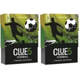 Frech Verlag CLUE5 Fußball. 5 Hinweise, nur eine Lösung. Das Trend-Quiz für deine Tasche