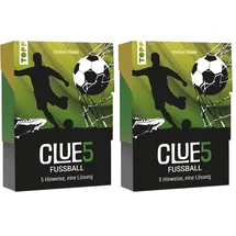 Frech Verlag CLUE5 Fußball. 5 Hinweise, nur eine Lösung. Das Trend-Quiz für deine Tasche
