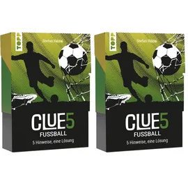 Frech Verlag CLUE5 Fußball. 5 Hinweise, nur eine Lösung. Das Trend-Quiz für deine Tasche