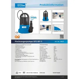Güde GFS 401 S