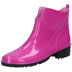 Bockstiegel Saskia PVC Damen-Halbstiefel fuxia Gummistiefel rosa