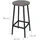 Relaxdays Barhocker 65 x 32 cm Braun/Schwarz