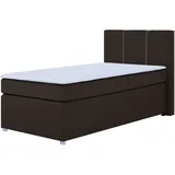 Roller Boxspringbett - braun - H3 - Bonell-Federkern - 90x200 cm