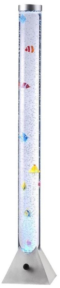 etc-shop LED Stehlampe, Leuchtmittel inklusive, RGB LED Steh Leuchte Deko Fisch Sprudel Wasser Säule Farbwechsel Stand bunt