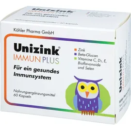 Köhler Pharma Unizink Immun Plus Kapseln 60 St.