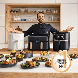 Philips 7000 Series Airfryer Combi XXL Connected HD9880/90 Schwarz