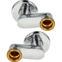 tecuro S-Anschluss versetzt um 40 mm, für Wandarmaturen, 2-er Set