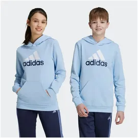 Adidas Essentials Two Colored Big Logo Cotton Kapuzenpullover Clear Sky / Legend Ink 128