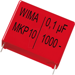 MKP10-250 3,3N - Impulskondensator, 3,3nF, 250V, RM7,5