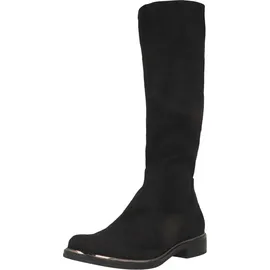 CAPRICE Damen Hohe Stiefel ohne Absatz Kniehoch Vegan, Schwarz | Gr. 38,5