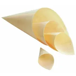 NATURESTAR Holzspitztüte 388323 , 1 Packung = 50 = Stück, Ø 6,5 cm