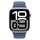 Apple Watch Series 10 GPS + Cellular 42 mm Aluminiumarmband silber Sportarmband denim S/M