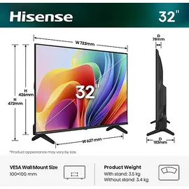 Hisense 40A49S 32" HD LED Smart TV