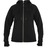 John Doe XTM 2.0 Damen Motorrad Zip Hoodie, (Black,S)