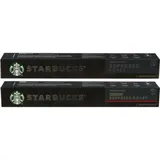 Starbucks Espresso Set Röstkaffee Nespresso Kompatibel 2 Sorten 2x10 Kapseln