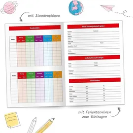 trotsch TRÖTSCH Hausaufgabenheft Grundschule ABC: Schulplaner Hausaufgabenheft Timer Terminkalender