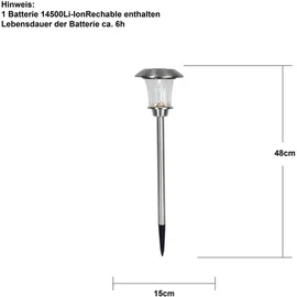Star Trading Solar-Gartenleuchte Grenada
