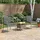 vidaXL Garten Bistro Set 3-tlg. Grau