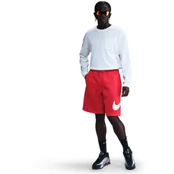 NIKE Club Basketball Shorts Herren 657 - university red/university red/white M
