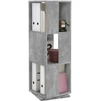 FMD Drehregal 34 x 34 x 108 cm Grau