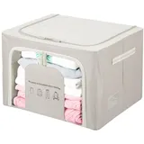 KASANOVA 1 KLEIDERSCHRANK 50X40X33 CM SCHRIFTZUG TAUBENGRAU, Polyester Eisen MDF-Faserplatte PVC-Kunststoff, gray
