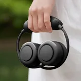 Wiederaufladbarer Nackenventilator Mit 3 Geschwindigkeitsstufen, Leise Und Tragbar Mit Halbleiter-kühltechnologie Für Büro, Reisen Und Sport – Schwarz