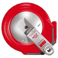 Bmi Bandmaß Glasfaser, einseitig bedruckt, 20 m, Kapsel
