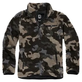 Brandit Textil Teddy Troyer Jacke Dark Camo L
