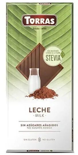 Torras Milk Chocolate with Stevia Schokolade 0,1 kg