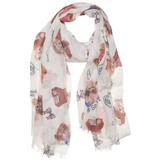 COLLEZIONE ALESSANDRO Schal " Teddy " in beige | Gr.: onesize