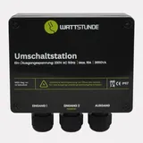 WATTSTUNDE NVS Umschaltstation 16A Netzvorrangschaltung Weiß