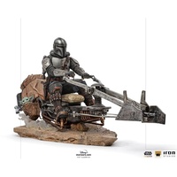 Iron Studios Star Wars - On Speederbike Statue Deluxe Art Scale 1/10