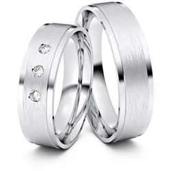 Trauringe Duisburg 585er Weiflgold - 5325