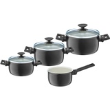 Berndes Alu Specials Kochtopfset, 4-teilig, 16-24 cm, 013201, Weiß, Keramik, Aluminium