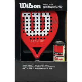Wilson Optix XP Padelschläger Set rot NO SIZE