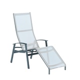 Karasek Kippliege California Top - 08 - grau metallic D65 - weiß