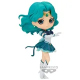 BANPRESTO Sailor Moon Cosmos - Sailor Neptune - Q Posket Ver.A 14cm - Blau