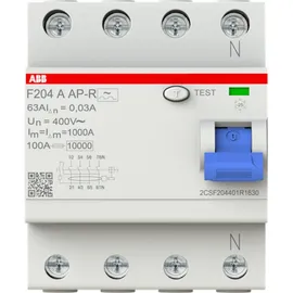 ABB Stotz S&J FI-Schutzschalter F204A-63/0,03AP-R