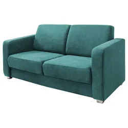 Schlafsofa Mia Petrol Mikrofaser