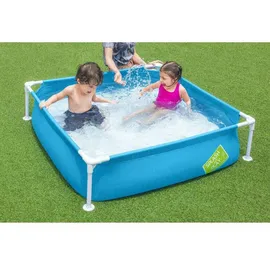 BESTWAY My First Frame Pool 122 x 122 x 305 cm blau