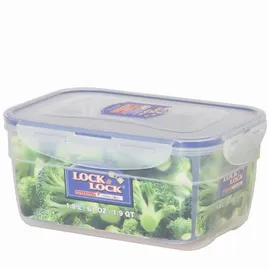 Lock & Lock Frischhaltedose rechteckig transparent 21 x 14,6 x 9,4 cm 1,8 l