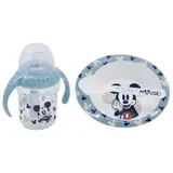 Disney Mickey Mouse Baby Geschenkset 3-teilig Trinkbecher, Schale & Löffel | Gr.: onesize