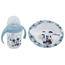 Disney Mickey Mouse Baby Geschenkset 3-teilig Trinkbecher, Schale & Löffel | Gr.: onesize