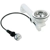 keenberk Universal Raumspar-Ablaufset 70 mm Farbe Silber