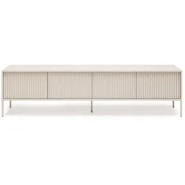 beautysofa NOTO TV-Schrank 204x38x53 cm Beige MDF/Spanplatte