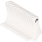 Head All Sports Training Short Crew Socken 12er Pack Weiß 43-46