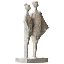 Loberon Skulptur Teslin - antikgrau