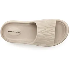 French Connection Badepantolette Damen Beige 42