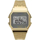 Timex T80 Digital Edelstahl 34 mm TW2U93500
